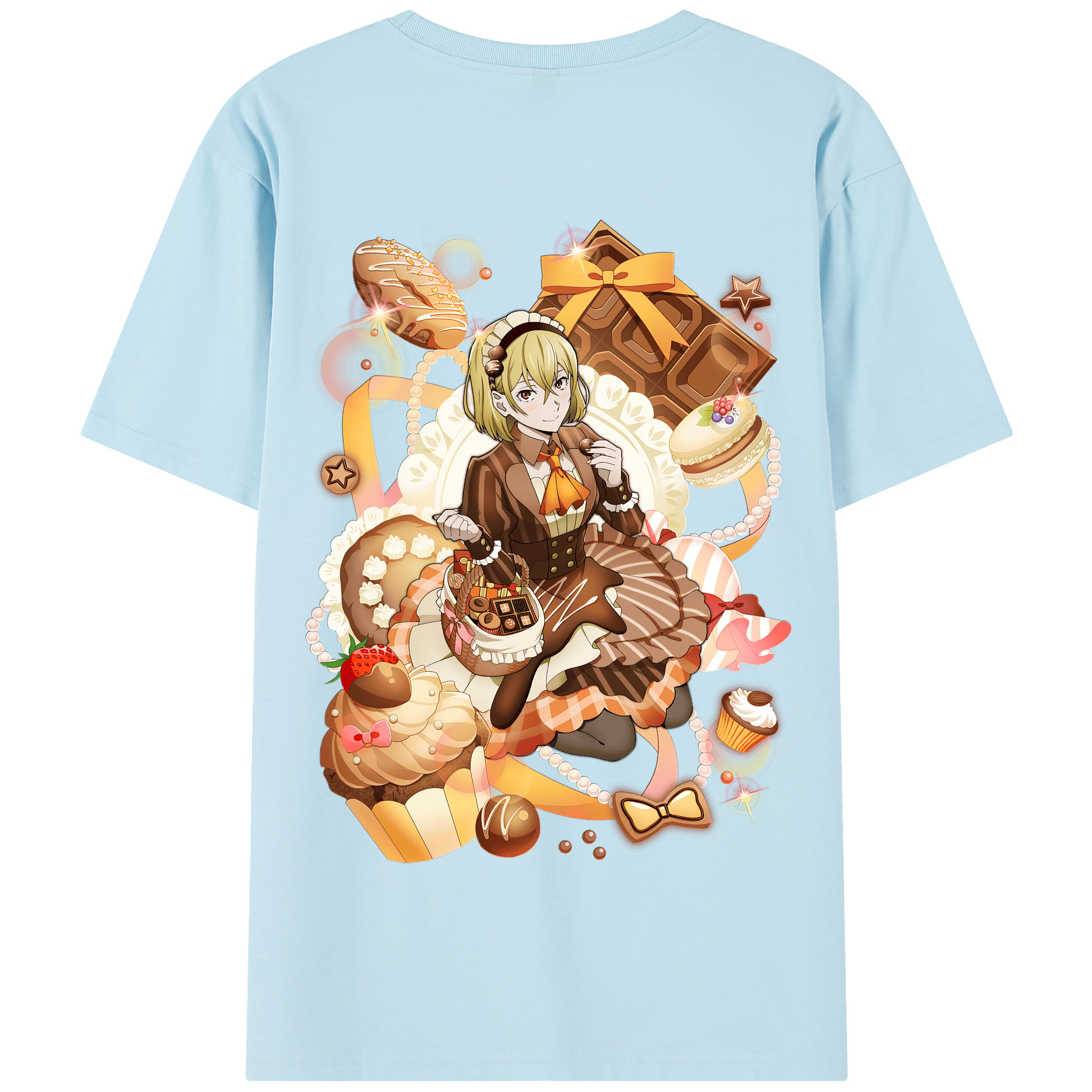 （画像用） 文豪ストレイドッグス Bungo Stray Dogs 綿100％半袖Tシャツ（背面プリント）
